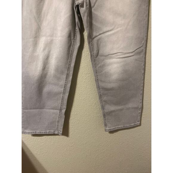Simply Vera Vera Wang, women’s relaxed boyfriend, crop pants, gray size 14 - Picture 4 of 7
